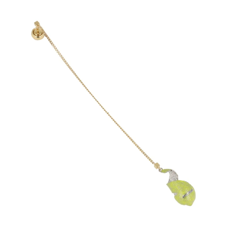 Single Lemon Charm Earring