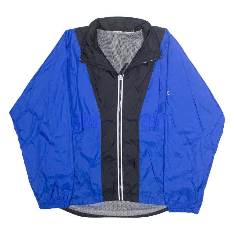 NIKE Mens Track Jacket Blue L