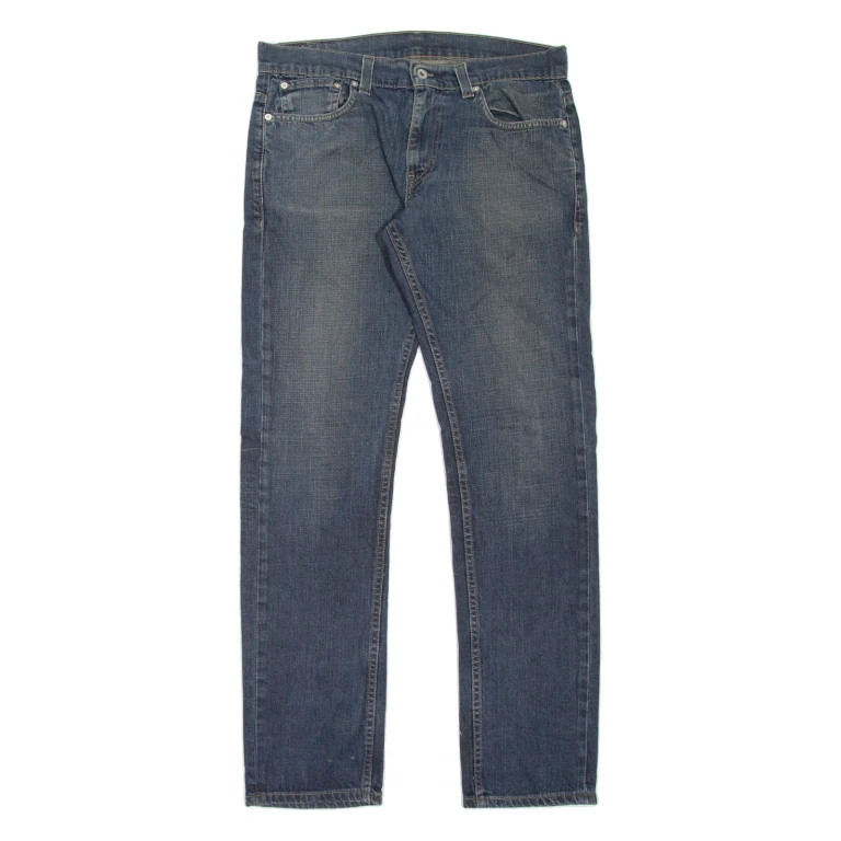 LEVI'S 511 Jeans Mens Blue Skinny Straight Stone Wash W33 L32