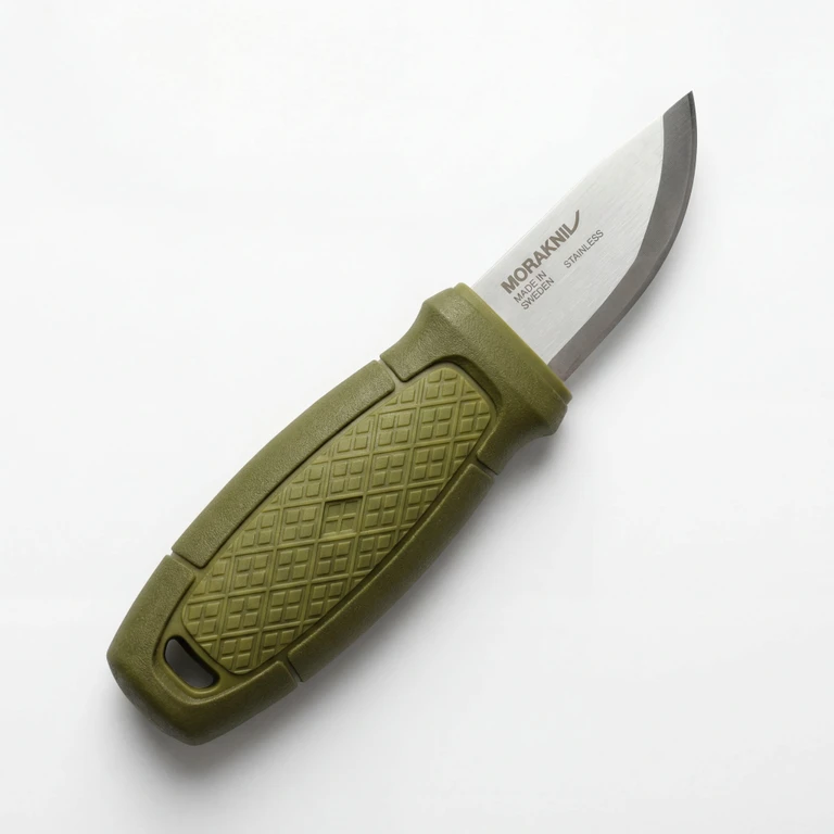 Eldris Compact Fixed Blade Bushcraft Neck Knife Stainless Steel