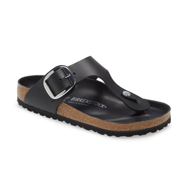 Gizeh Big Buckle Leather Black