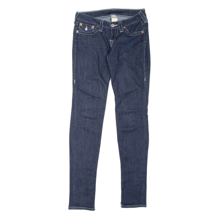 TRUE RELIGION Womens Jeans Blue Slim Skinny W27 L33