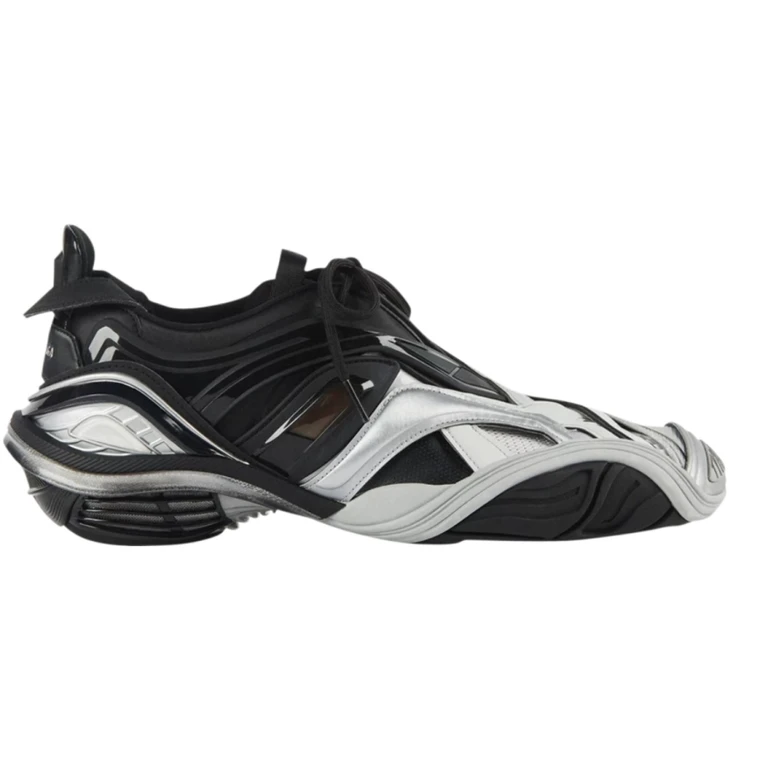 Balenciaga Mens Black/Grey Low Top Tyrex Sneakers