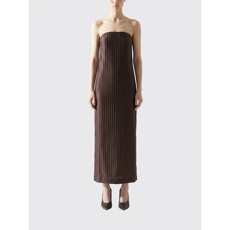 LOULOU DE SAISON Dress Woman color Brown (GIULIADARKBROWN)