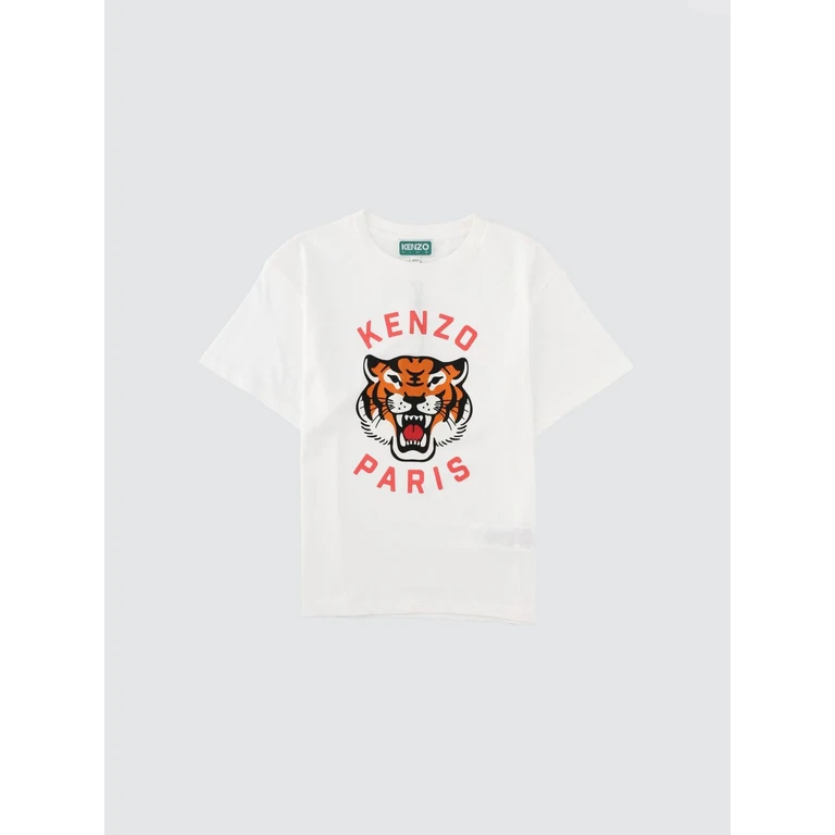 Boy's Cotton T-Shirt with Graphic Logo Print (K6167610P)