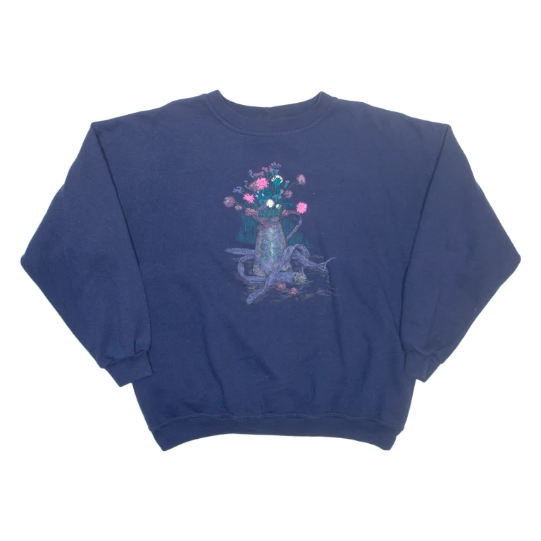 NORTHERN REFLECTION Womens Sweatshirt Blue S