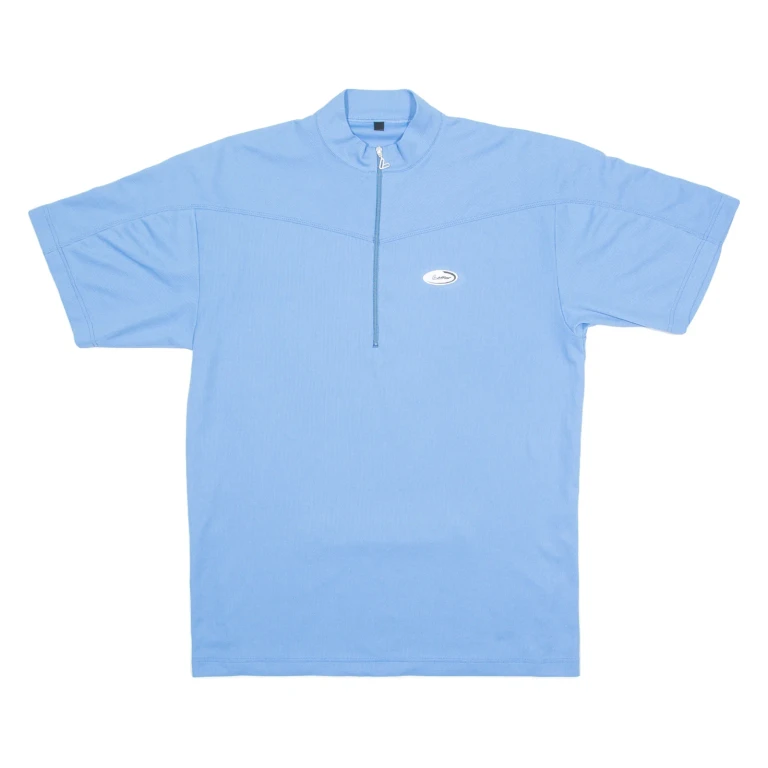 LOFFLER Cycling Mens Jersey Blue 1/4 Zip XS