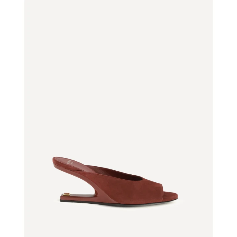 BALMAIN Suede open-toe Mules Female 39