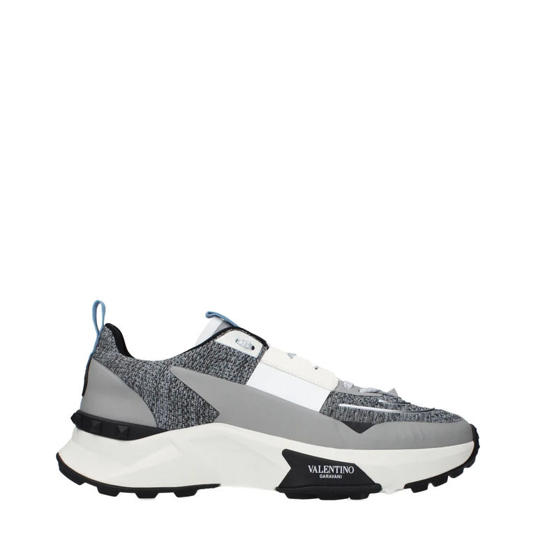 Valentino Garavani Gray Fabric Athletic Sneakers - Men