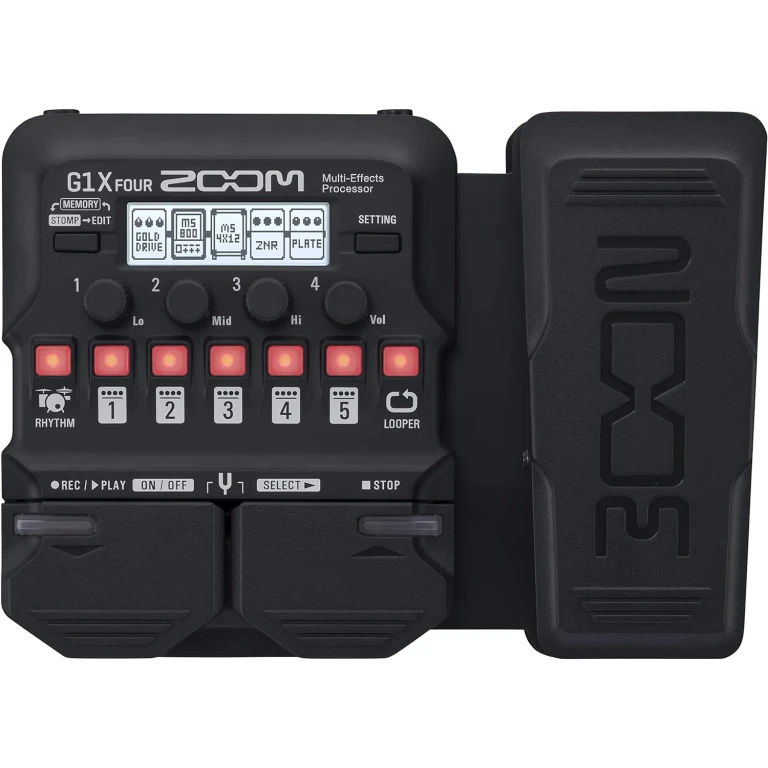 G1X FOUR Guitar Multi-Effects Processor with Expression Pedal, With 70+ Built-in Effects & Amp