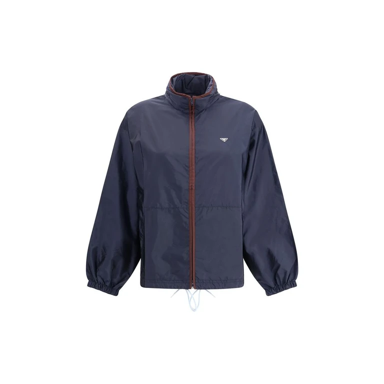 Prada Blue Polyamide Shell Jacket Clothing - Women