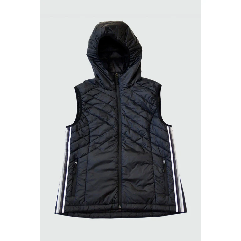 Powerstripe Eco-Friendly Down Hooded Vest