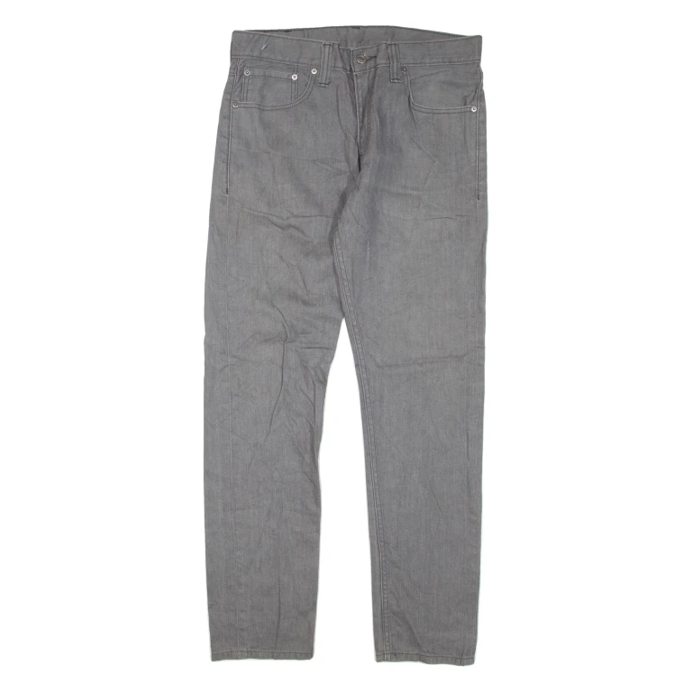 LEVI'S 508 Jeans Mens Grey Regular Tapered W31 L32