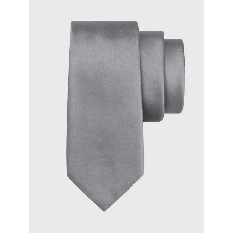 Solid Colour Pure Silk Formal Tie (763130GR)