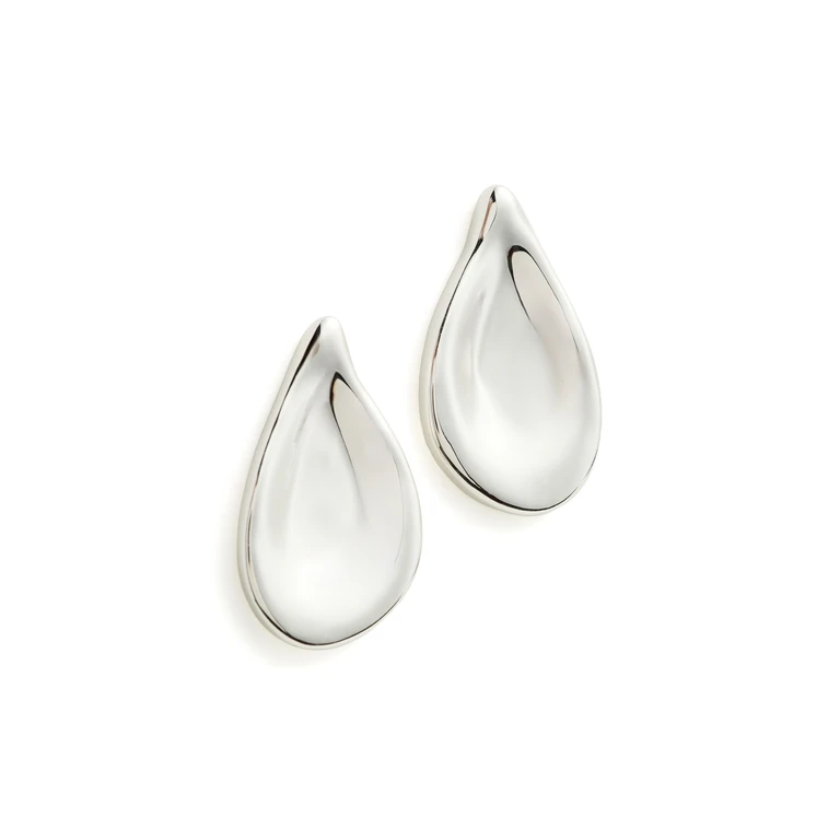 Madewell Droplet Statement Stud Earrings Antique Gold One Size