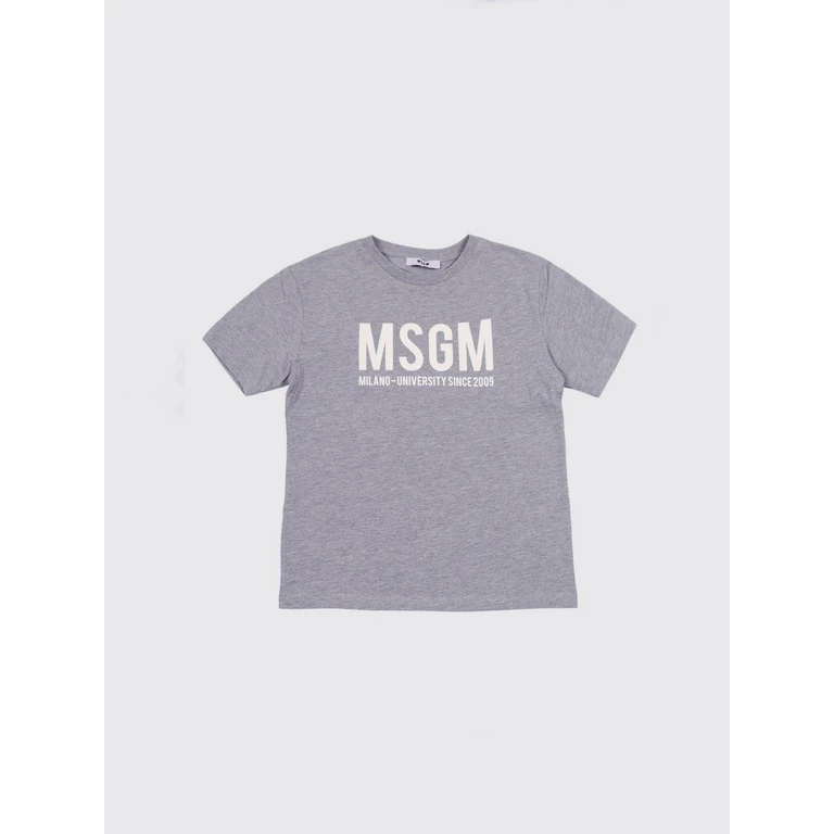 MSGM KIDS T-Shirt Kids color Grey (S6MSJUTH051271)