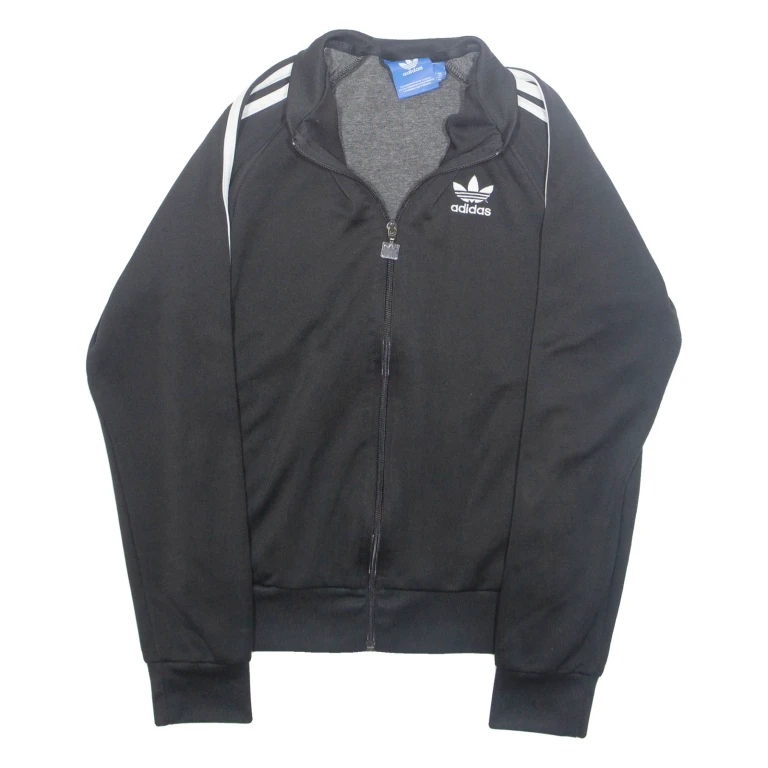 ADIDAS Womens Track Jacket Black XS