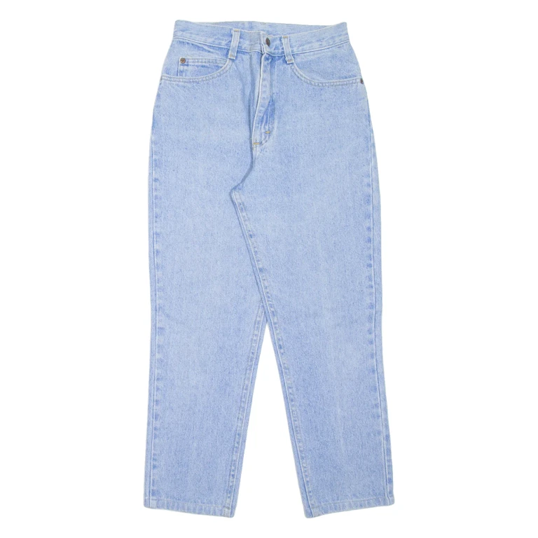 LEE Womens Jeans Blue Regular Mom W24 L24