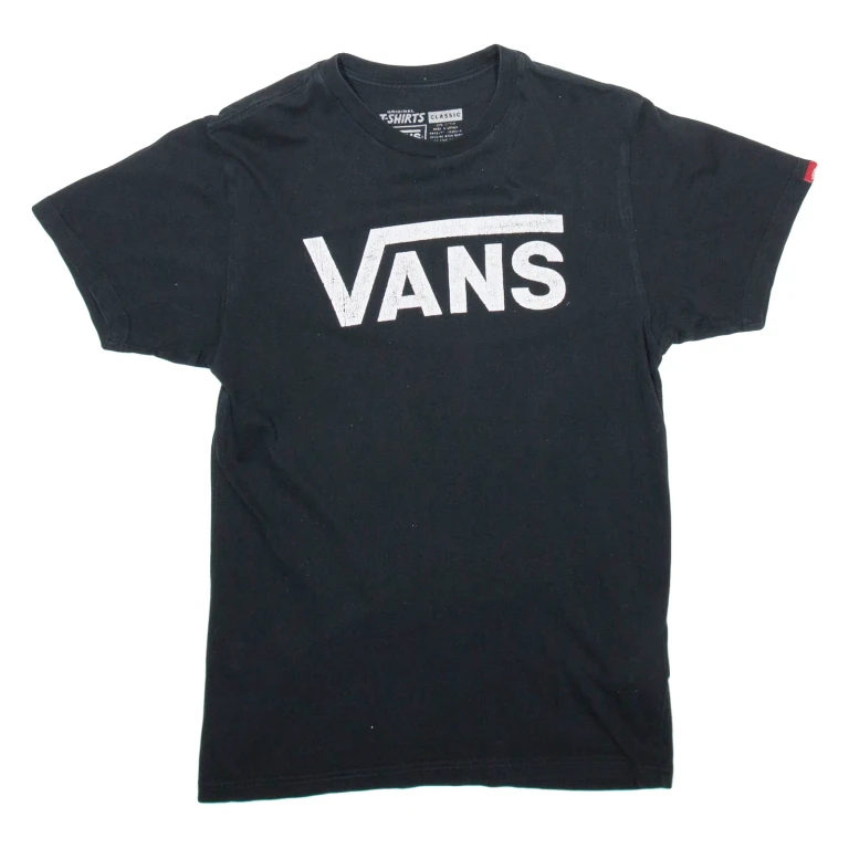 VANS Mens T-Shirt Black S