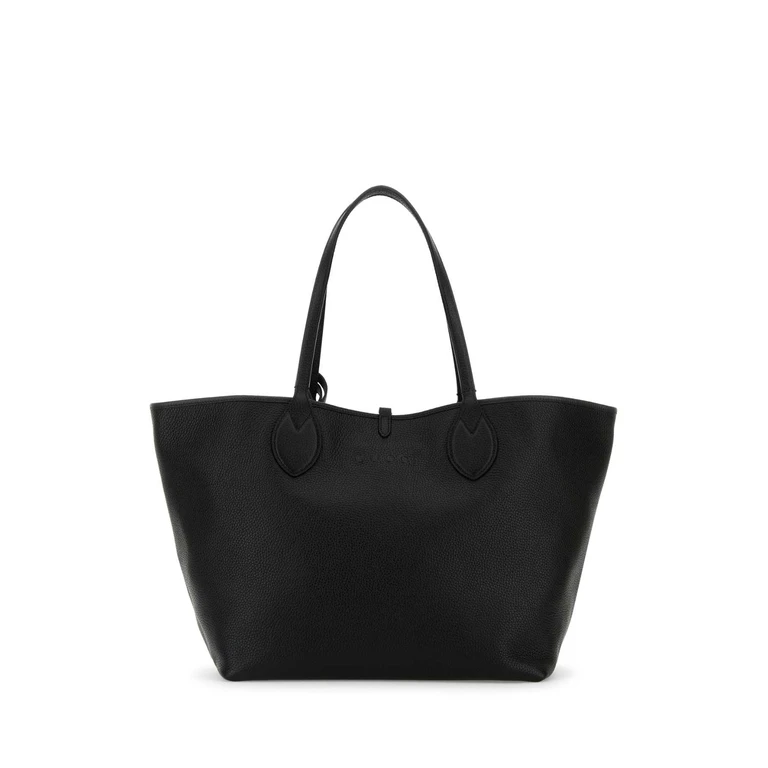 Gucci Black Leather Reversible Shopping Bag Borse A Mano - Women