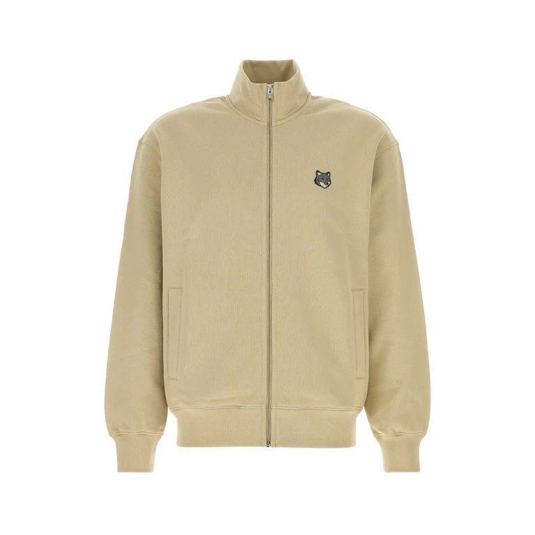 Maison Kitsune Qm02151km0341 0450 Tealeaf Exterior: Organic Cotton Felpe