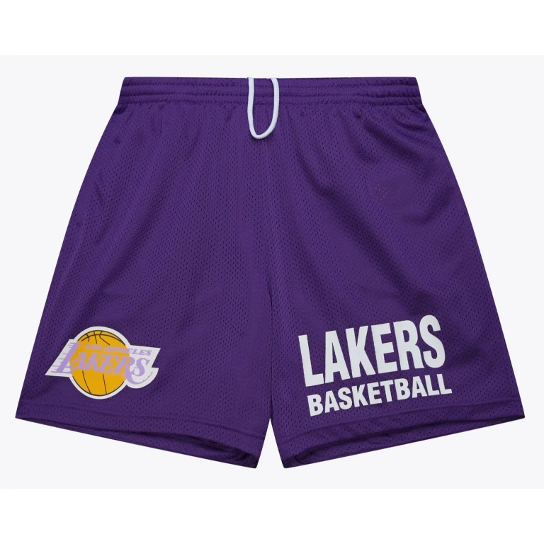 Men's NBA Gameday Mesh 7In Shorts Vintage Logo Lakers