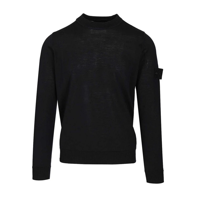 Stone Island Pull Col Rond - Bleu (5100074S00FCV0020)