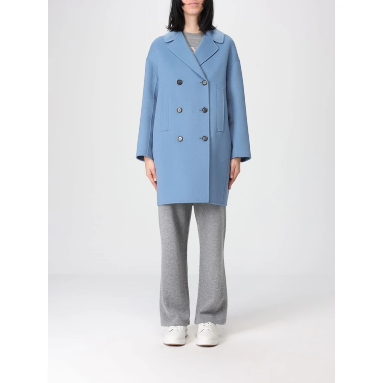 Coat Woman color Gnawed Blue (2619011071600060)