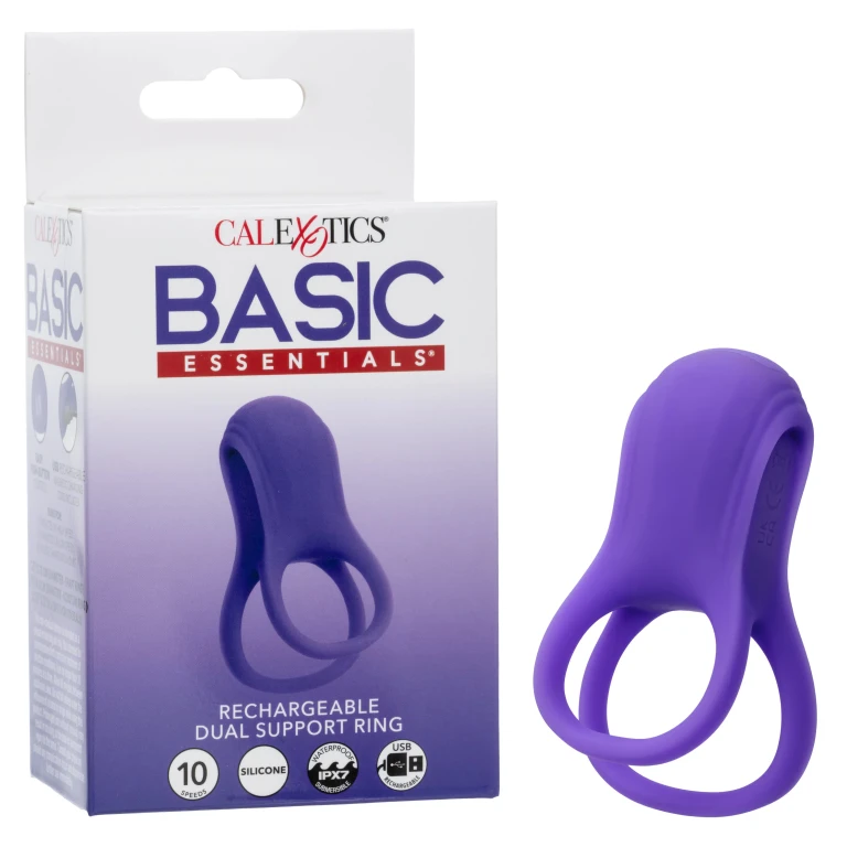 CalExotics Basic Essentials Rechargeable Dual Support Ring