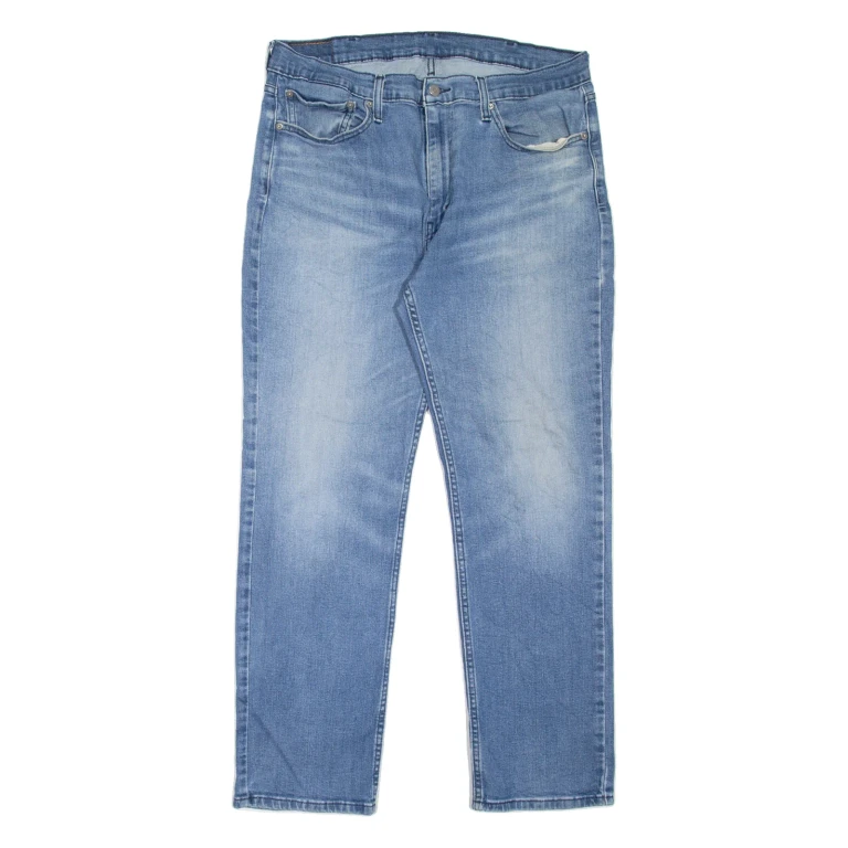 LEVI'S 514 Jeans Mens Blue Slim Straight Stone Wash W38 L32