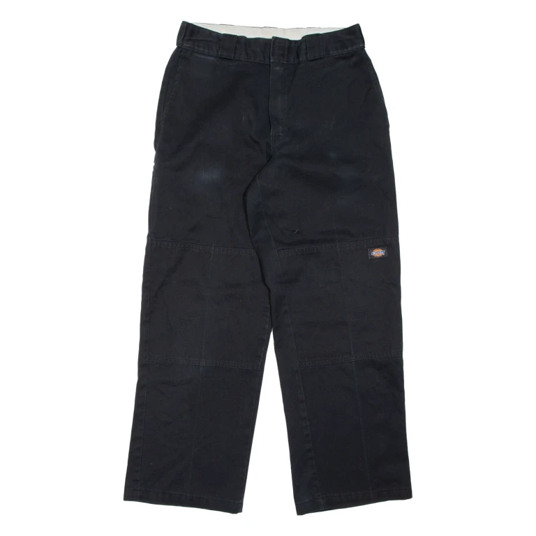 DICKIES Chino Mens Trousers Black Regular Straight W30 L30