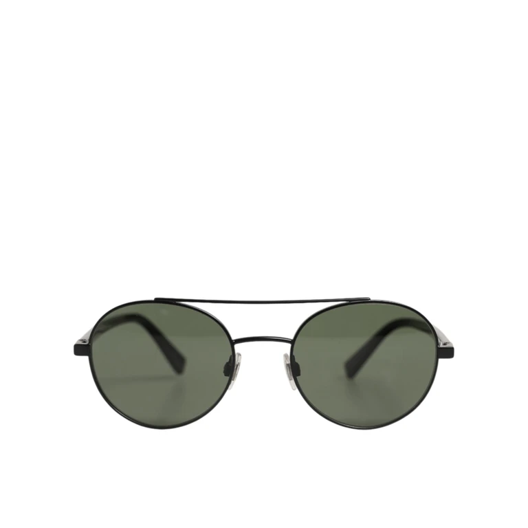 Dolce & Gabbana Matte Black Steel Frame Gray Lens Sunglasses - Women