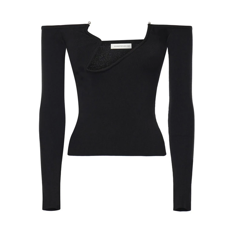 Christopher Esber Top - Noir (25041262BLACK)