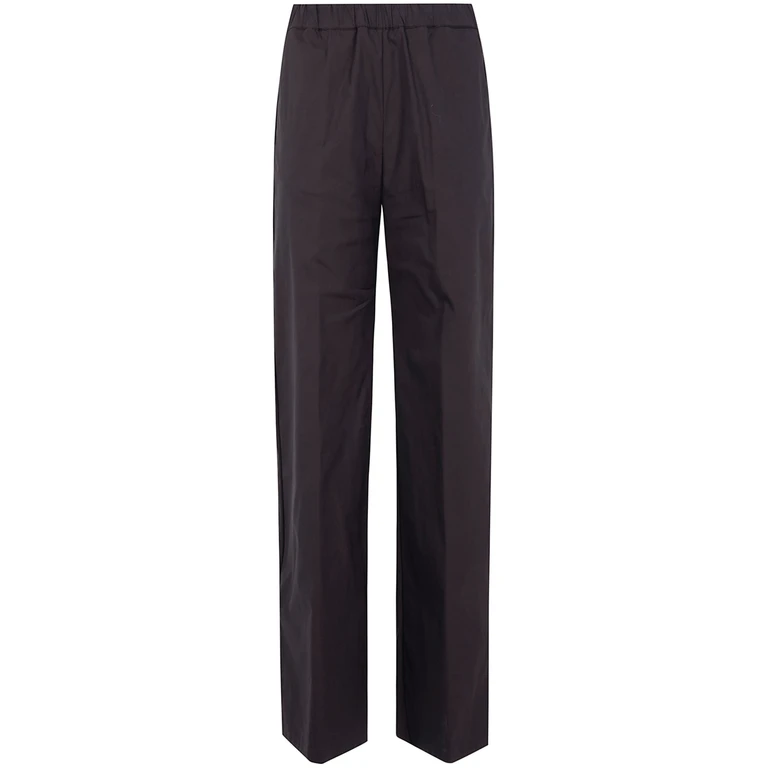 LIVIANA CONTI Pantaloni Gamba Dritta "F6sk52 W18 Chocolate"