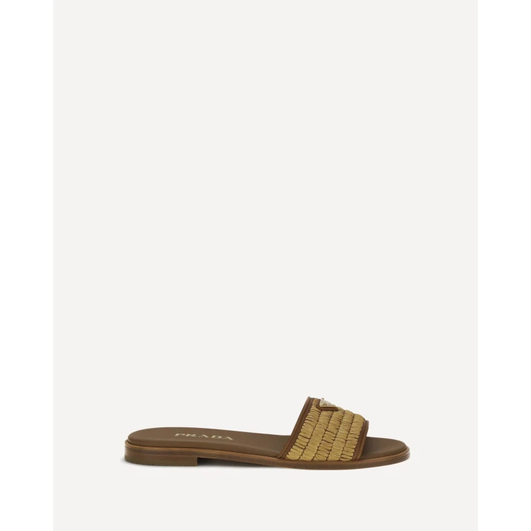 Raffia Damen-Slipper