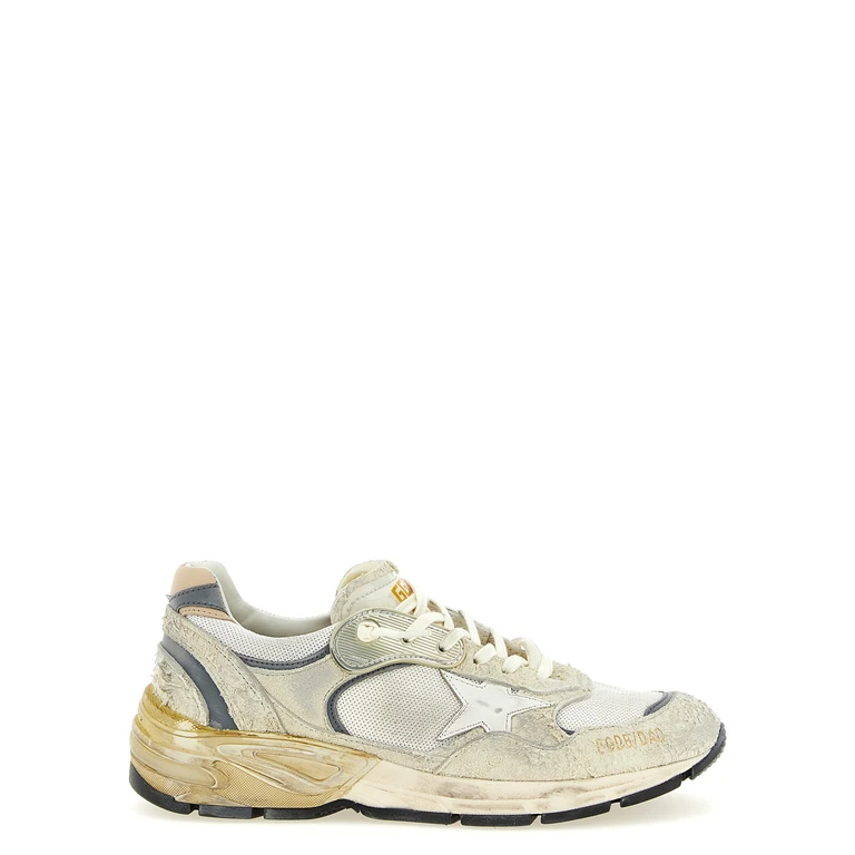 Golden Goose White Leather Athletic Sneakers - Men