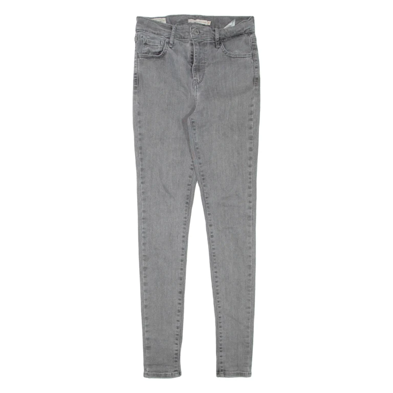 LEVI'S 720 High Rise Womens Jeans Grey Regular Skinny W26 L30
