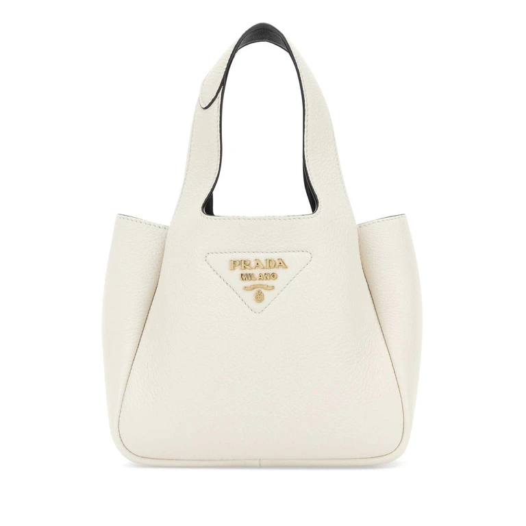 Prada Beige Leather Handbag Sabbia 1 N Borse A Mano - Women