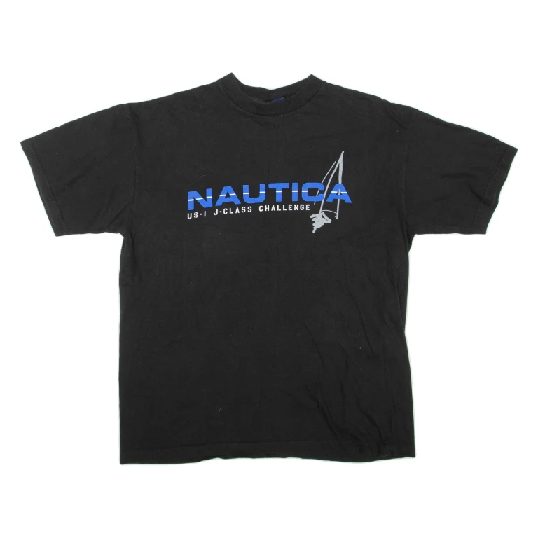 NAUTICA Mens T-Shirt Black M