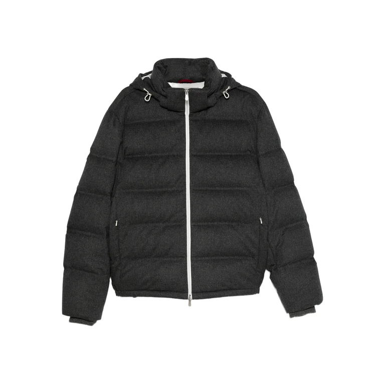 Brunello Cucinelli Hooded Quilted Padded Jacket