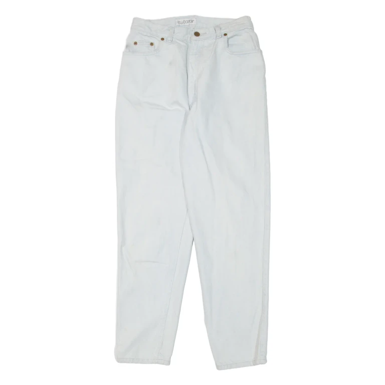 M.J CARROLL Womens Jeans Blue Regular Mom 90s W26 L28