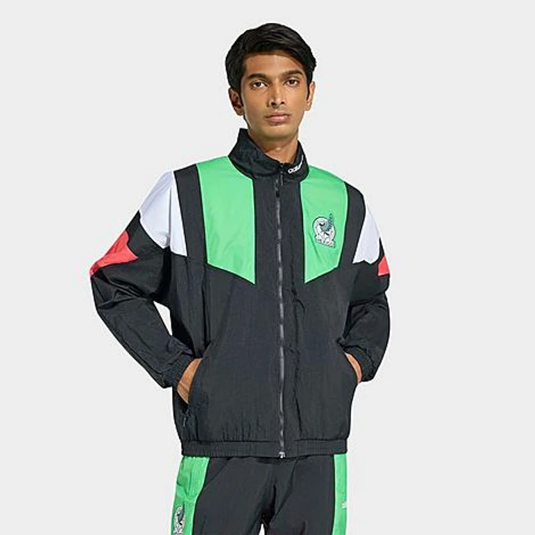adidas Men's Originals Mexico EQT Track Jacket in Black Size: Small