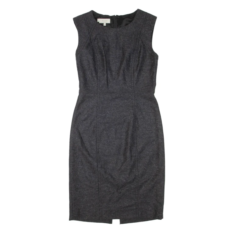 HOBBS LONDON Womens Pencil Dress Grey Sleeveless Knee Length UK 10