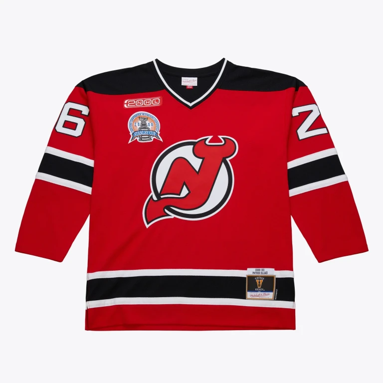 Men's NHL Dark Jersey Devils 1999 Patrik Elias