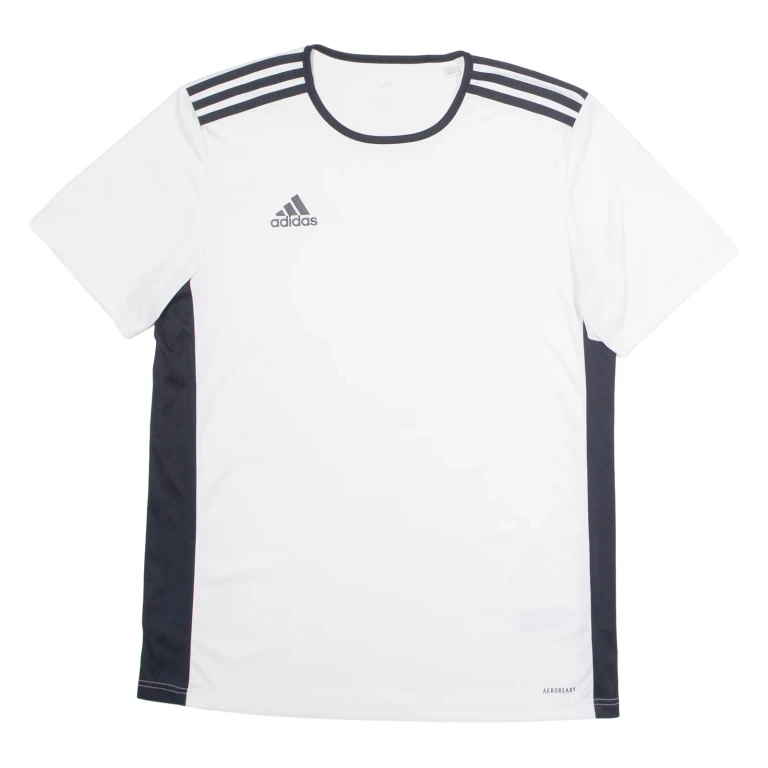 ADIDAS Mens Jersey White Crew Neck L