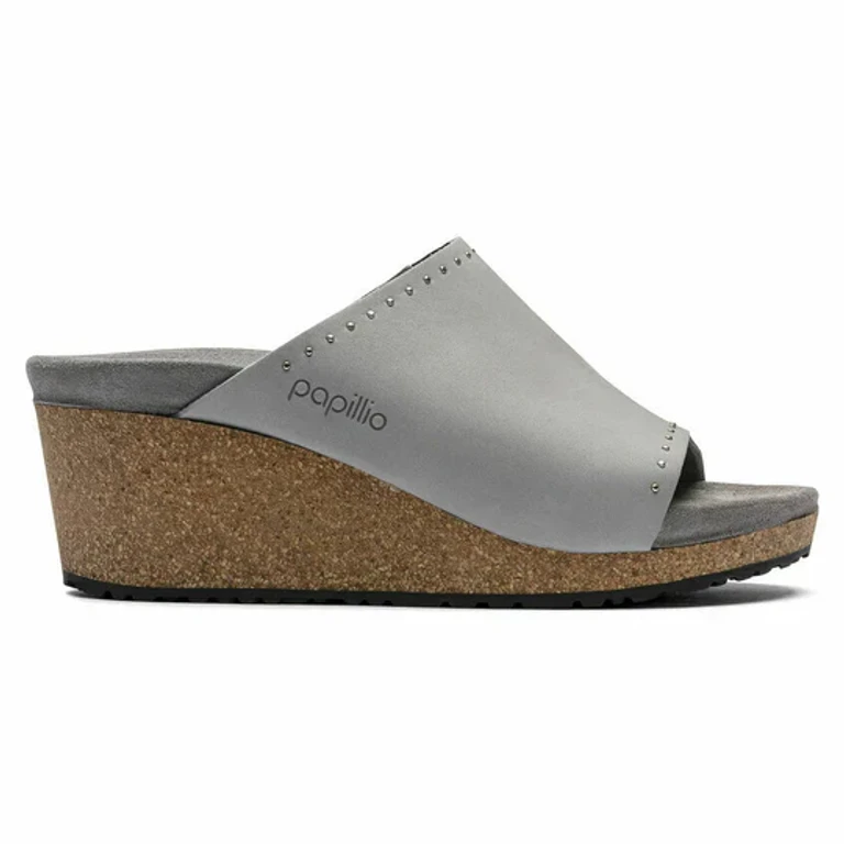 Namica Nubuck Leather Stone Coin Rivet