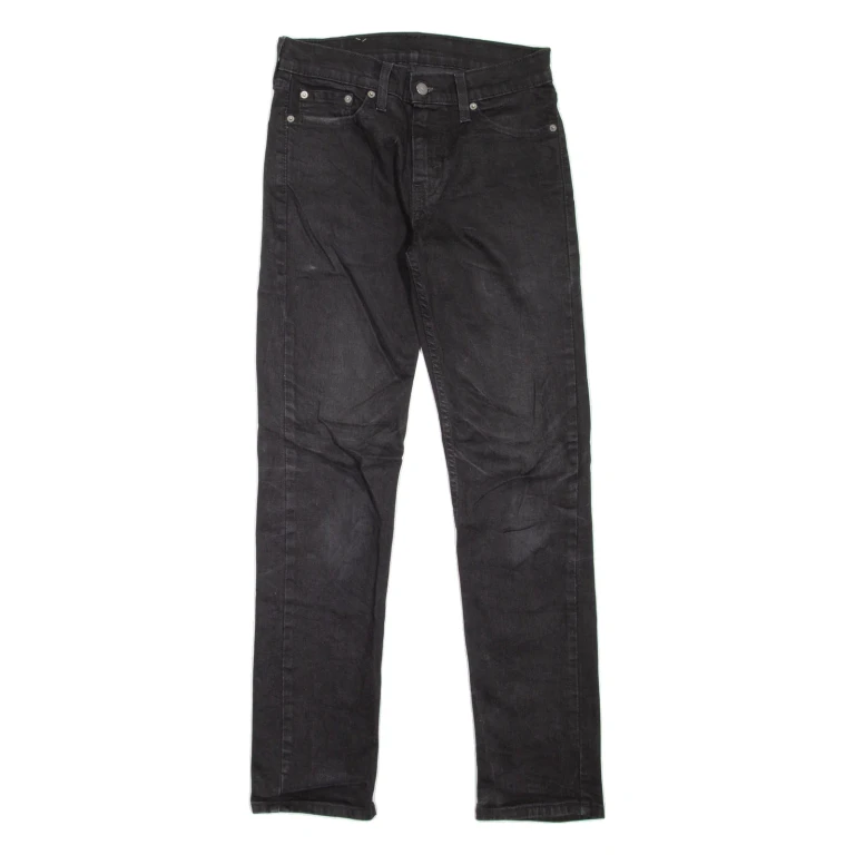 LEVI'S 511 Jeans Mens Black Slim Straight W29 L32
