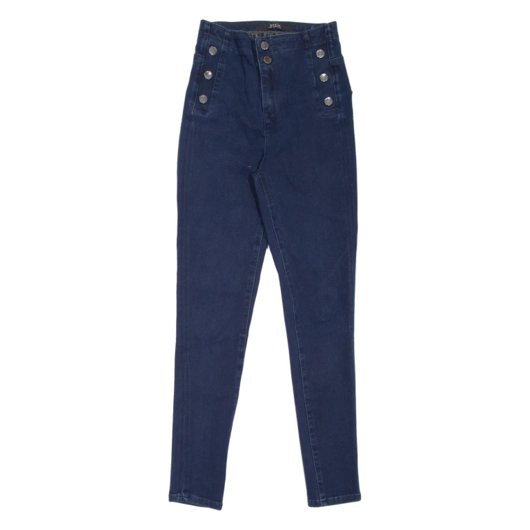 GUESS Bonny High Waist Womens Jeans Blue Slim Skinny W25 L27