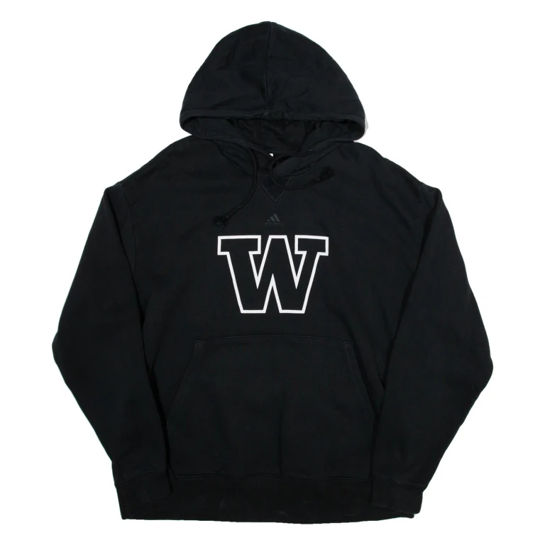 ADIDAS Womens Black Hoodie XL