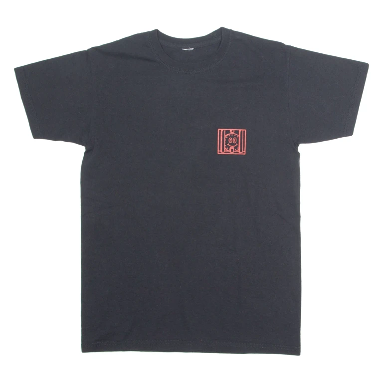 Antifa Mens T-Shirt Black Crew Neck S